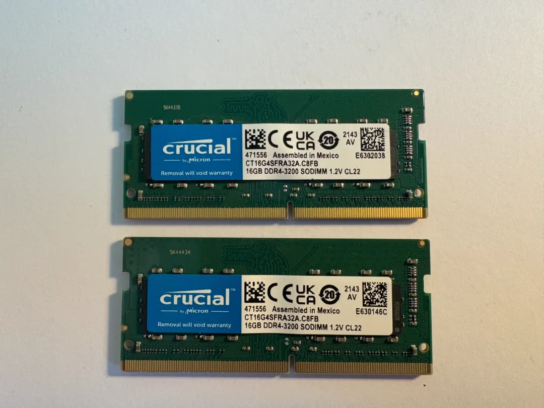 Prodam RAM DDR4 2x 16GB (32GB)